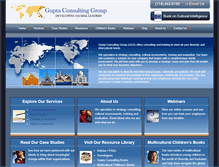 Tablet Screenshot of guptaconsulting.com
